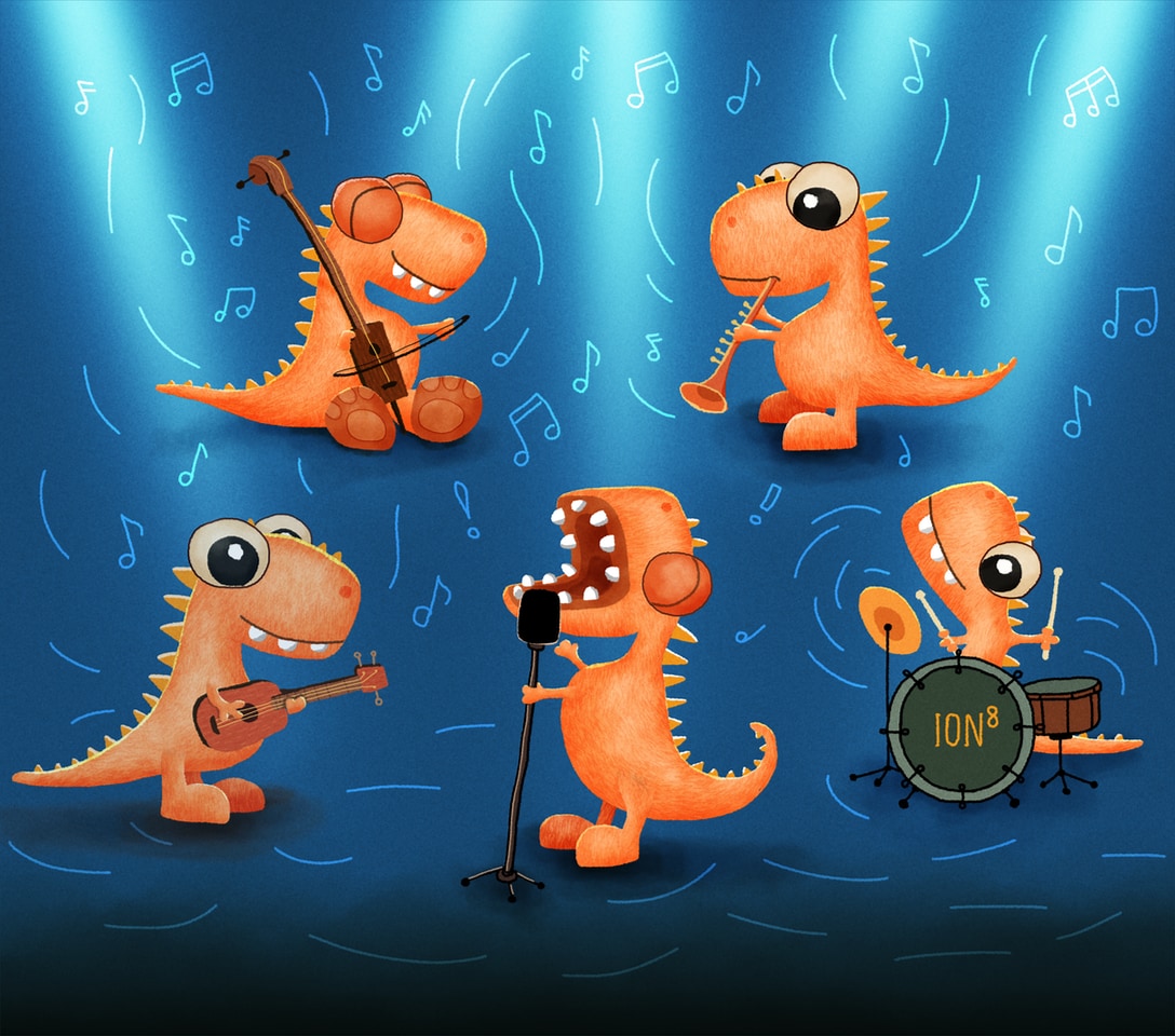 Bottle preview - Dino band