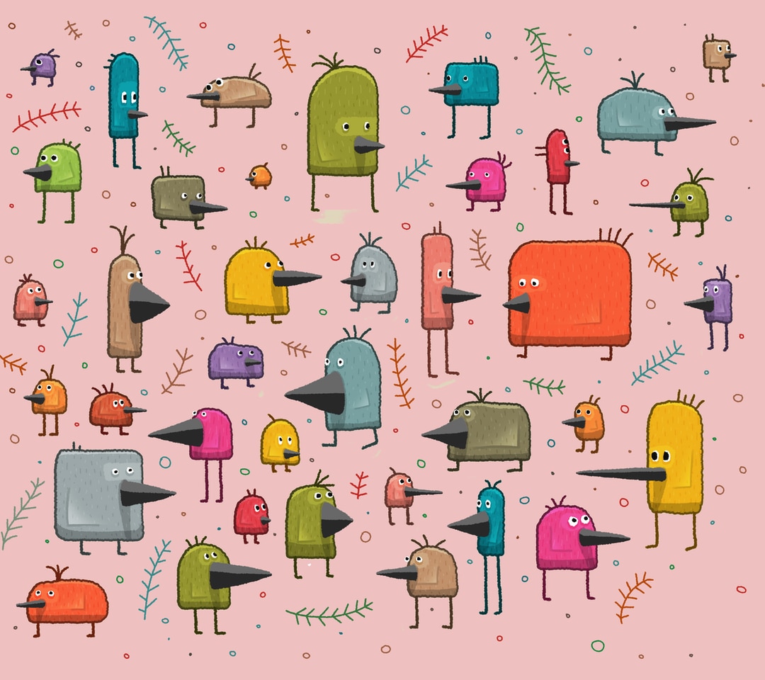 Bottle preview - Funny birds